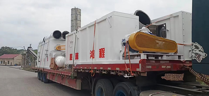 湖南某老板訂購時產十五噸氫氧化鈣生產線貨物到場剪影！